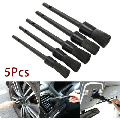 5pcs/Set Detailing Brush For Wheel Clean Interior Kit Plastic Vehicle Hot Sale