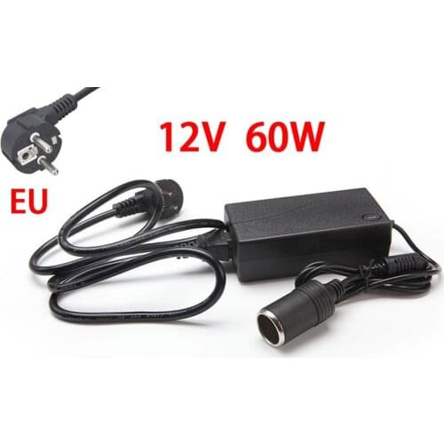60W AC 100V-240V 100V 220V to DC 12V Car Cigarette Lighter AC/ DC Power Converter Adapter Inverter DC Power Supply Transformer