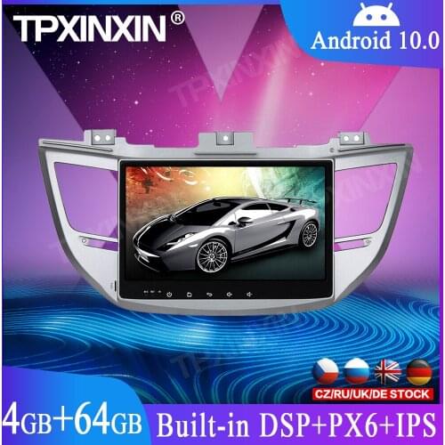 Android 10.0 4+64G For Hyundai Tucson 2017 Car GPS Navigation Auto Stereo Player Head Unit Multimedia Player Radio Tape Recorder