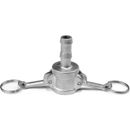 C Dirty Water Pump Adapter Female Camlock x Hose Barb Stainless Steel 304 DN32 1-1/4"