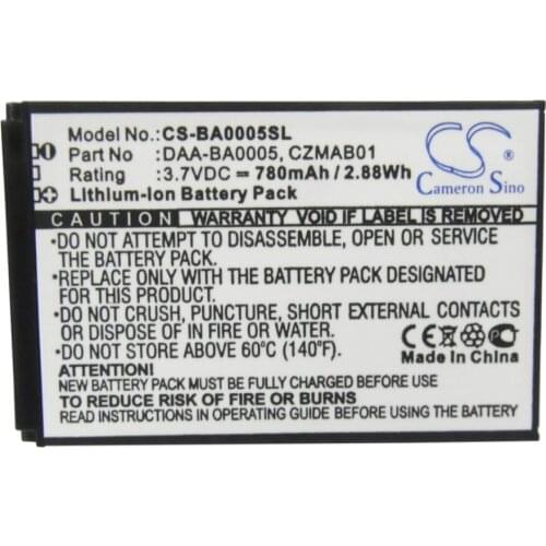 Cameron Sino 780mah battery for CREATIVE Zen Micro 4GB 5GB 6GB Photo batteries