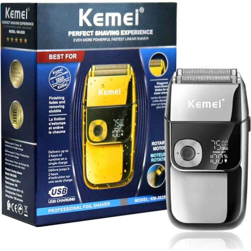 Professional 7500RPM metal shell barber hair shaver electric for men rechargeable beard electric razor bald head shaving machine