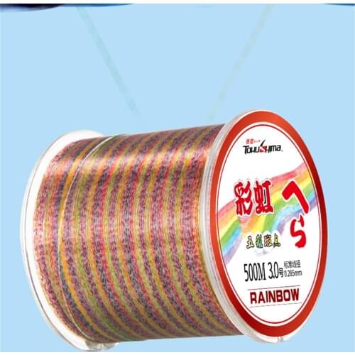 Super Strong 500M Fishing Line Nylon Fluorocarbon Monofilament Nylon Freshwater Saltwater Wire Accessories For Carp Fishing Line