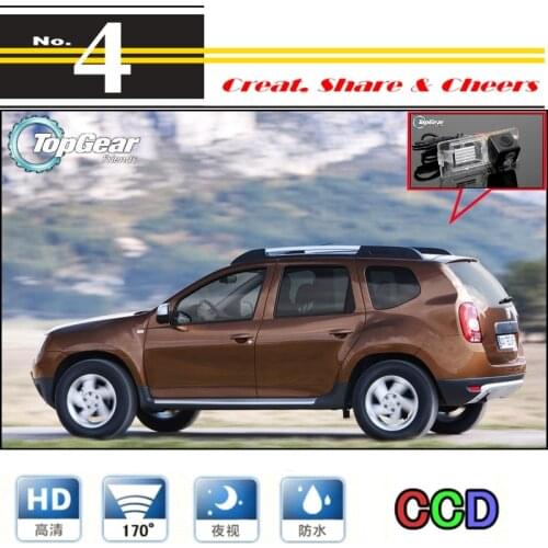 LiisleeCar Camera For Dacia Duster High Quality Rear View Back Up Waterproof Camera PAL / NTSC To Tuning / CCD + RCA Connector
