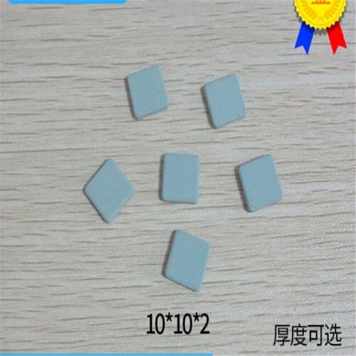 Adhesive SiC ceramic sheet 10*10*3/5/10mm 10*15 ADSL heat sink