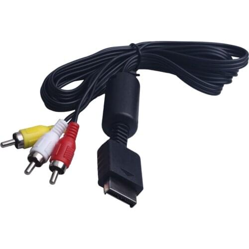 Multi Component Games Audio Video AV Cable to RCA for SONY PS1 PS2 PS3 PlayStationCable Console TV Game Computer Accessories