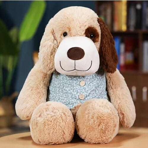 1PCS 50CM Cartoon Animals Stuffed Dog Toy Kawaii Soft Dressing Plush Toy Dog Unique Birthday Gift For Boy And Girls Reve Colore