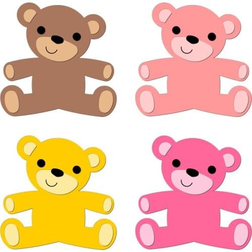 New bear Wooden die Scrapbooking C-120 Cutting Dies
