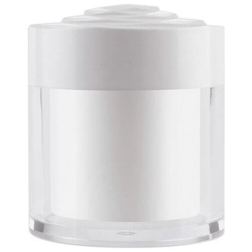 Face Cream Bottle Plastic White Rose Shape AS Eyeshadow Box 20g 30g 50g Eye Cream Jar Two-layer Cream Box Cosmetic Container