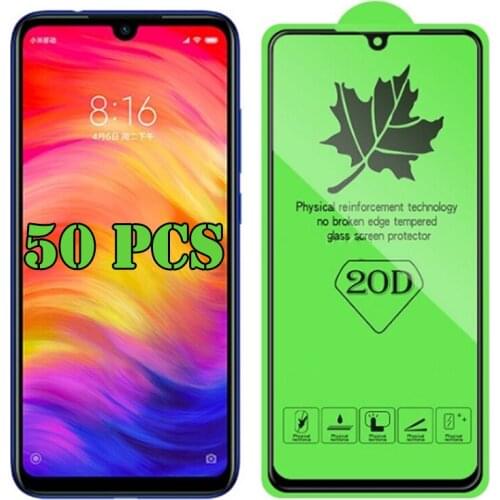 50pcs 20D Tempered Glass Full Glue Screen Protector Flim For Samsung Galaxy S21 Plus S20 FE A01S A02S A03S A21S A31S A51S A71S