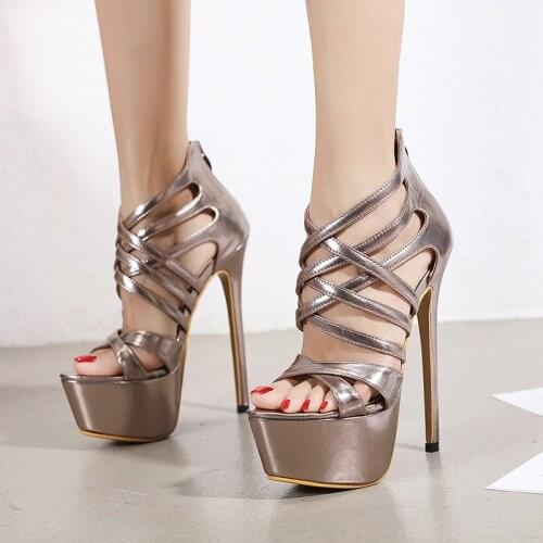 Women Sandals High Platform heels Summer sandals Fashion Wedding Sandals Woman Footwear Party Dress Shoes Summer Leather Sandals