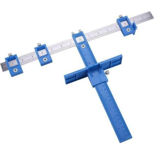 Woodworking Drilling Dowelling Hole Saw Adjustable Drill Locator Guide Tool Metric Imperial Same Side / Different Side Optional