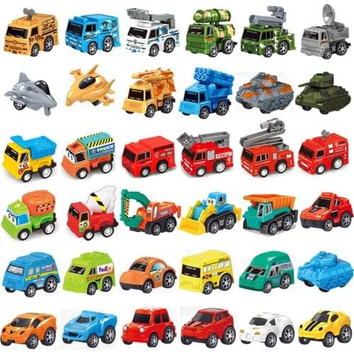 Pull back car engineering vehicle chariot airplane model baby mini car childrens toy car simulation car model educational toys