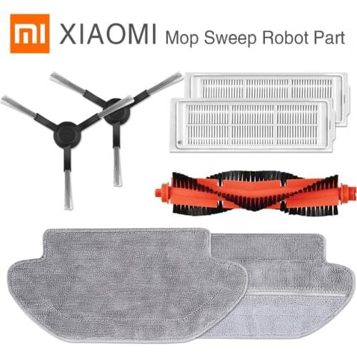 XIAOMI MIJIA Sweeping Mopping Robot Vacuum Cleaner STYJ02YM Original Spare Part Pack Kits Side Roller HEPA Filter Main brush Mop