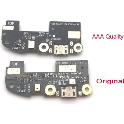 For ASUS ZenFone 2 ZE551ML ZE550ML 5.5" Inch Micro USB Charging Port Flex Cable Dock Connector Board Replacement Parts