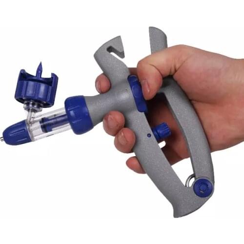 1ml 2ml 5ml Syringe Veterinary Continuous Injector Vaccine Injection Poultry Adjustable Automatic For Chicken Duck Pig cow sheep