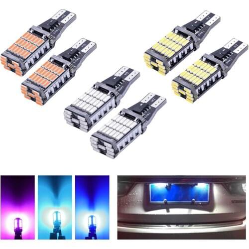 2Pcs T15 W16W / 921/912 LED Car Clearance Back up Reverse Light Signal Lamp Bulb