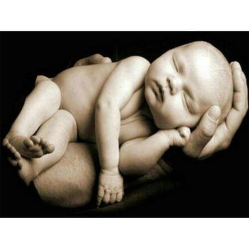 5d diamond painting baby sleeping angel full square sticker diamond mosaic embroidery crafts embroidery home decoration