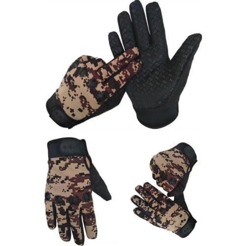 80% Hot Sale 1Pc Unisex Full Finger Anti-Slip Camouflage Glove Hunting Cycling Outdoor Mitten