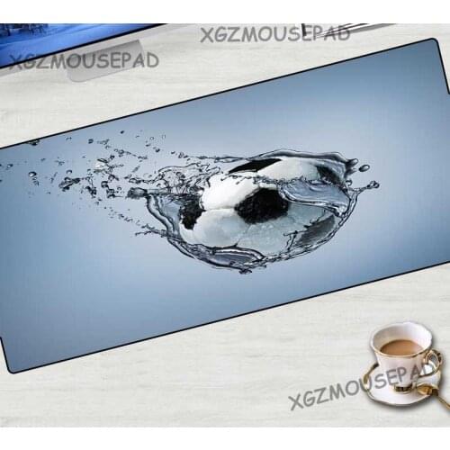 XGZ Large Mouse Pad Precision Lock Edge Water Football Laptop Desk Mat Rubber Stripe Non-slip for Assassins Creed Gamer 70x30