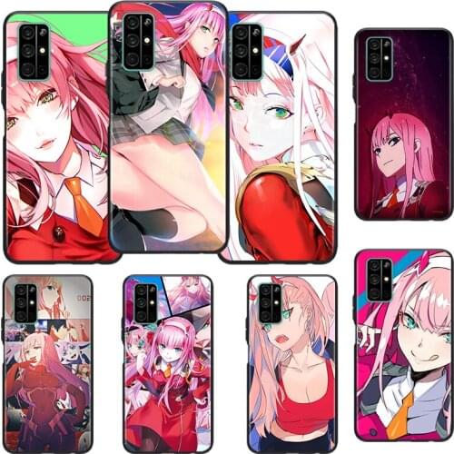 Zero Two Darling In The FranXXX Silicone Cover For Huawei Honor 10i 10 9C 9A RU 9X 9N 9S 9 Pro Lite Play 3E V9 Black Phone Case
