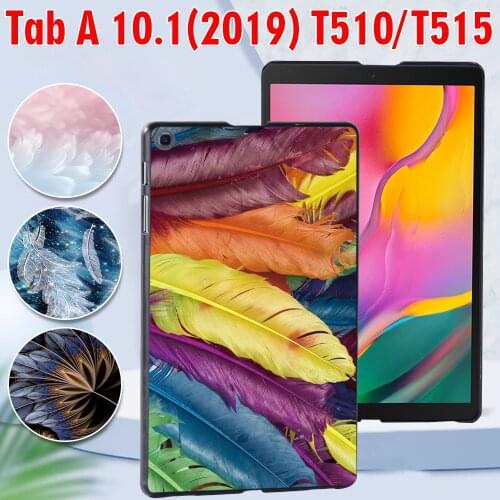 Tablets Case for Samsung Galaxy Tab A 10.1 2019 T515/T510 Hard Anti-Fall Cover Case + Free Stylus
