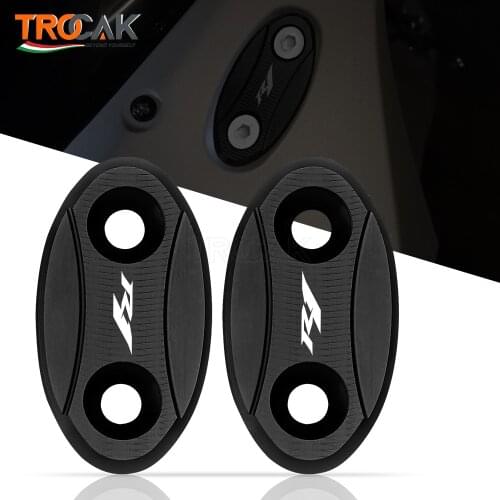 For YAMAHA YZF R1 2007-2014 2013 2012 2011 2010 2009 2008 Motorcycle Rearview Mirror Seat Decorative Cover