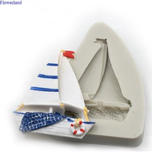 Innovative Cake Molds Kitchen Accessories Pirate Ship Silicone Mold Fondant Mould Cake Decorating Tools DIY Cake Baking Tools