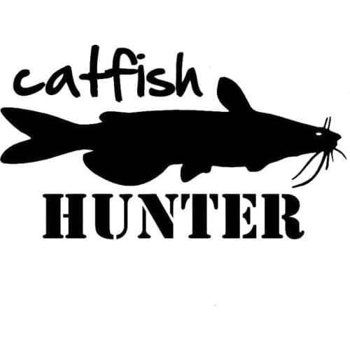 Creative Catfish Hunting High Quality Car Sticker PVC Personality Fashion Auto Body Window Exquisite Decal Waterproof Decorate