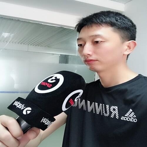 Linhuipad custom journalist Interview Mic windscreen microphone foam Handheld windshield with printing logo Inside Diameter:4 CM