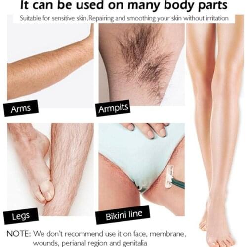 Under Armpit Chest Mild Hair Removal Spray Men Women For Depilation Hair Stimulate Wax Not Eelhoe Shaving E9U0