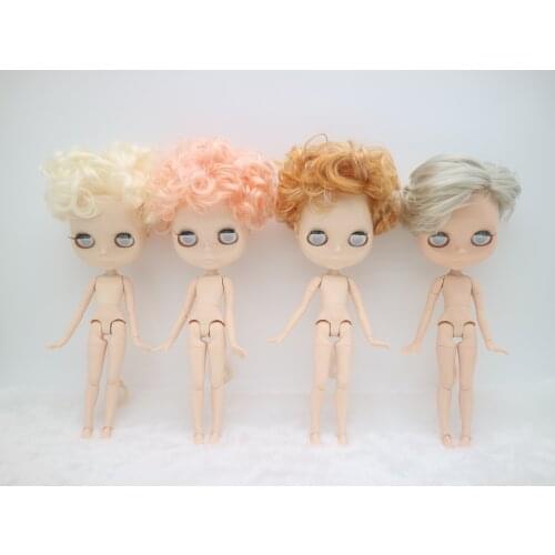 New Without eyes chips Boy without make up Nude blyth doll for DIY