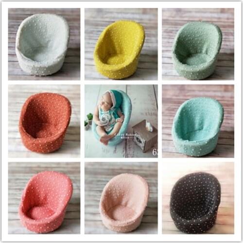 Newborn Photography Props for Baby Posing Mini Sofa Poser Soft Silica Gel Sofa Fotografia Accessories Photo Props