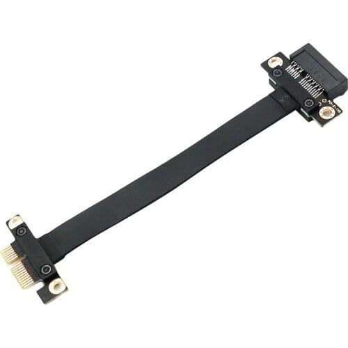 Pci-E Pci Express 1X To 1X Slot Riser Card Converter Extender Ribbon Adapter Extension Cable Pci-E X1 Gold Plated For Btc Mining