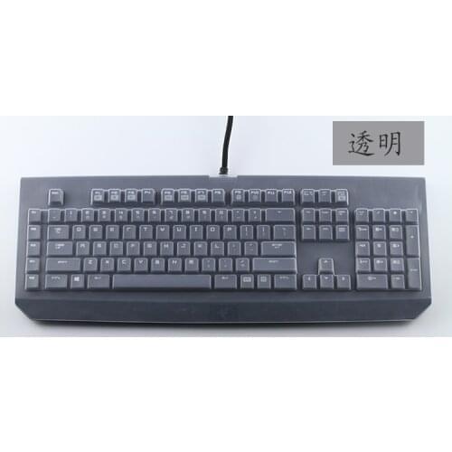 Transparent Clear Silicone Keyboard Covers protector For Razer BlackWidow Chroma Clicky Mechanical Gaming Keyboard
