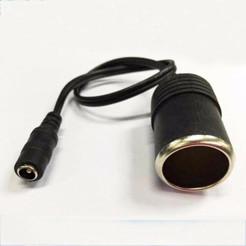 Cigarette Lighter Socket to DC5.5*2.1 Plug 10A/SPT1/18AWG Copper Cord Power Cable for Dust collector Air purifier Vacuum Cleaner