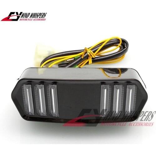 Motorcycle LED Tail Light Running Stop Brake Rear Warning Turn Signal Indicator Lamp For Honda MSX125 CBR650F CTX700 CTX700N