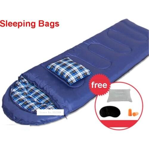 TXZ-SD202 Adults' 4 Season Hollow Cotton Splicing Sleeping Bags Outdoor Sports Thick Hiking Camping Climbing Warm Sleeping Bag