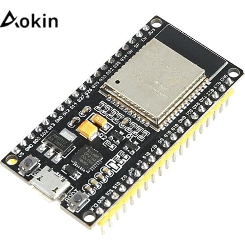 Aokin ESP32 ESP-32 Development Board Wireless WiFi Bluetooth Dual Core CP2104 Filters Power Module 2.4GHz RF For Arduino Nodemcu