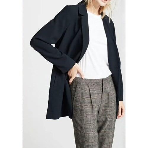 High Quality Fashion Blogger Double- Breasted Suit Blazer - Ladies 2019 Elfbop OL/Casual Blazer Outerwear Top