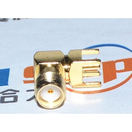 10PCS/LOT SMA connector right angle with plastic cover good protection