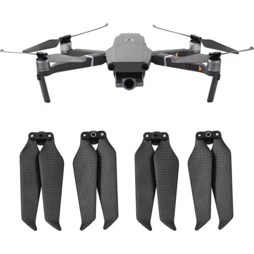 2 pair Carbon Fiber Foldable Quick-release 8743 Propeller for DJI Mavic 2 Pro Zoom Drone Noise Reduction Props Blades Propellers
