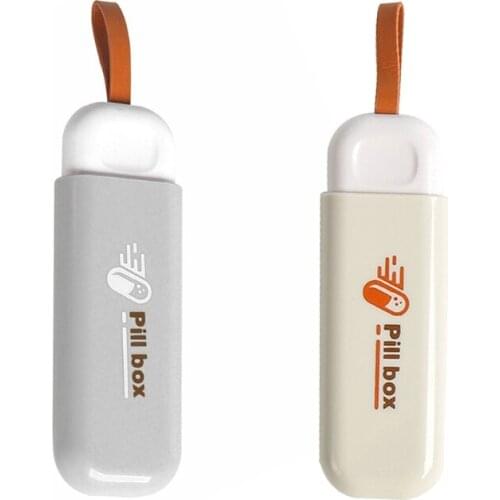 3Grids Container Tablet Sorter Box Mini Cute Medicine Storage Pill Case Splitters Organizer Sealed Waterproof