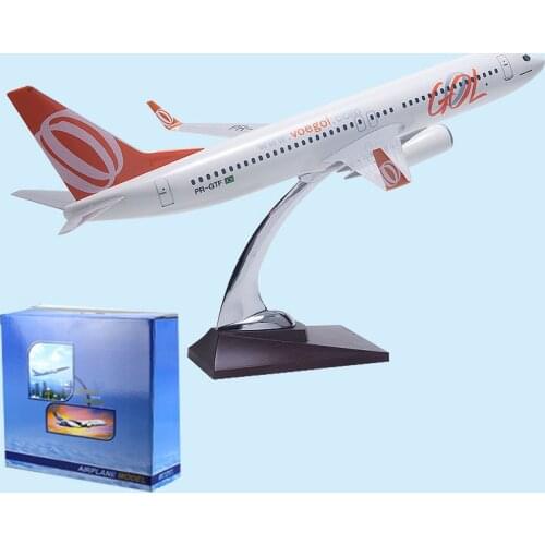 40cm 737 B737 GOL Brazil airlines VOEGOL 1/100 scale airplane model toys aircraft diecast resin plane gifts for kids