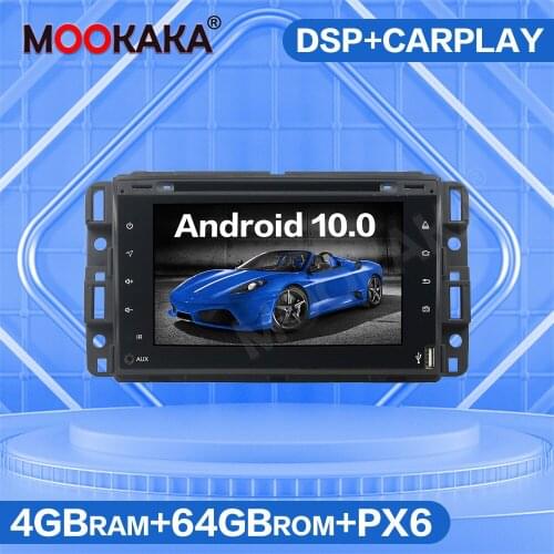4G SIM LTE Android 10.0 4+64GB Car DVD Multimedia Player GPS Navigation For GMC Yukon Tahoe 2007-2012 Radio Stereo Head Unit DSP