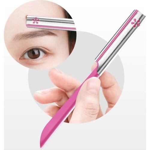 5 PC Makeup Beauty Eyebrow Hair Removal Styling Tool Steel Blade Face Source Razor Trimmer Lady Eyebrow Epilator Set