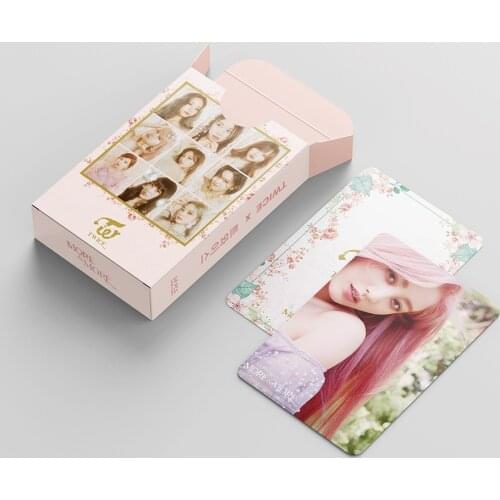 54pcs/set KPOP TWICE Lomo card HD Print high quality Photocard Photo album Poster Card elegant packaging K-pop TWICE fans gift