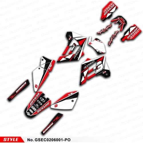 AFTERMARKET MX Decals Stickers for Gas Gas EC 125 200 250 300 2002 2003 2004 2005 2006 FSE 400 450, Style No. GSEC0206001-PO