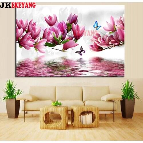 5D Diy diamond painting flower Diamond Mosaic sale Rhinestone Embroidery cross stitch Y4378