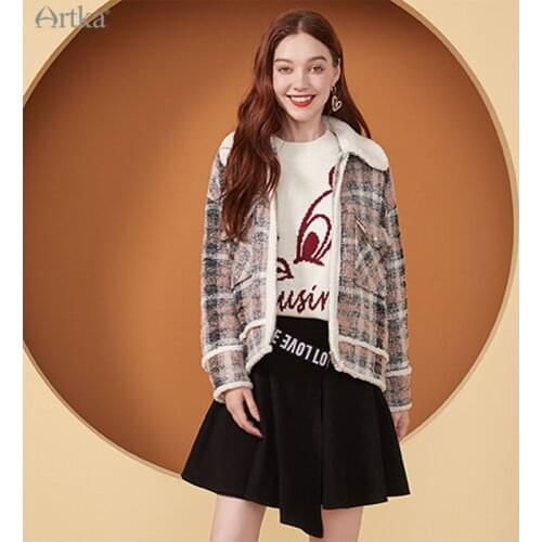 Artka Womens Black Coats